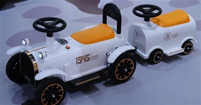 6V 2 つの赤ちゃんのレトロな車